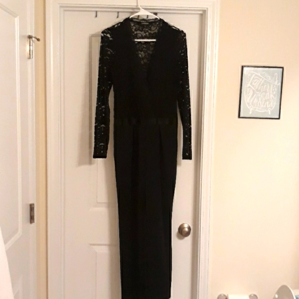 Black Lace Jumpsuit
